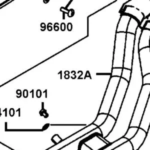 1832A-AKB8-M30 PIPE ASSY EXHAUST — diagram cutout