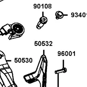 50532-AKB8-E00 KICK BAR SIDE STAND — diagram cutout