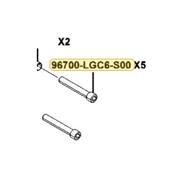 96700-LGC6-S00 BOLT 10X65 — diagram cutout