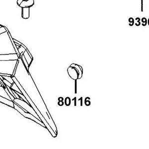 80116-AEG9-900 RUBBER LICENSE PLATE STOP — diagram cutout