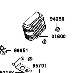 31600-ZXA6-M01 REG RECT COMP — diagram cutout