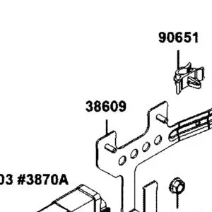 38609-AKB8-E00 STAY KEYLESS CONTROLLER — diagram cutout