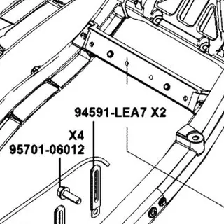 94591-LEA7-E01 CLIP 2X150 — diagram cutout