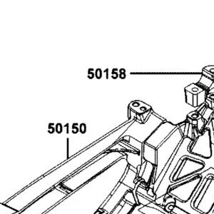 50158-AKB8-E01 BRACKET CARRIER — diagram cutout