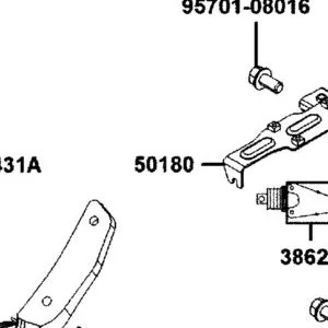 50180-AKB8-E00 STAY LINEAR MOTOR — diagram cutout