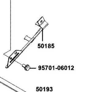 50185-AKB8-E00 STAY CANISTER — diagram cutout