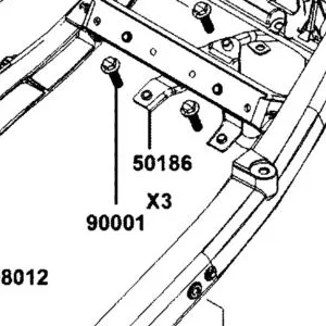 50186-AKB8-E00 STAY RR FENDER — diagram cutout