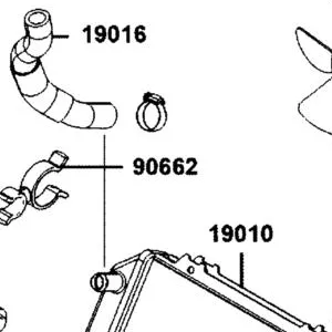 90662-LHG7-E00 CLIP WATER HOSE — diagram cutout