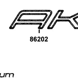 86202-AKB8-E00-T01 EMB AK LOGO — diagram cutout