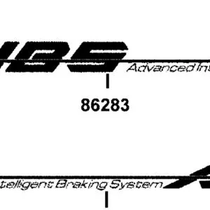 86283-AKB8-E00-T01 STRIPE L AIBS FR MOLD — diagram cutout