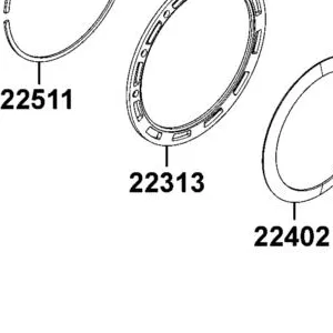 22313-LGC6-E00-A PRESSURE PLATE CLUTCH (zero HOLE TYPE) — diagram cutout