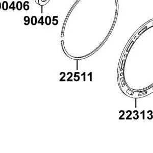22511-LGC6-E00 CLIP CLUTCH — diagram cutout