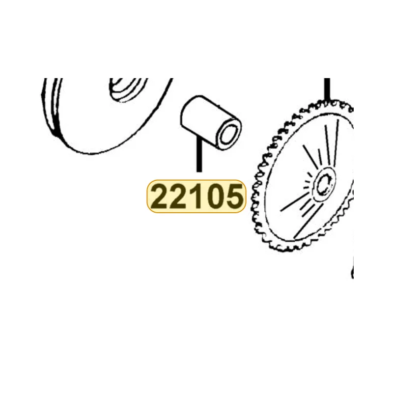 22105-KEB7-E00 BOSS DRIVE FACE — diagram cutout