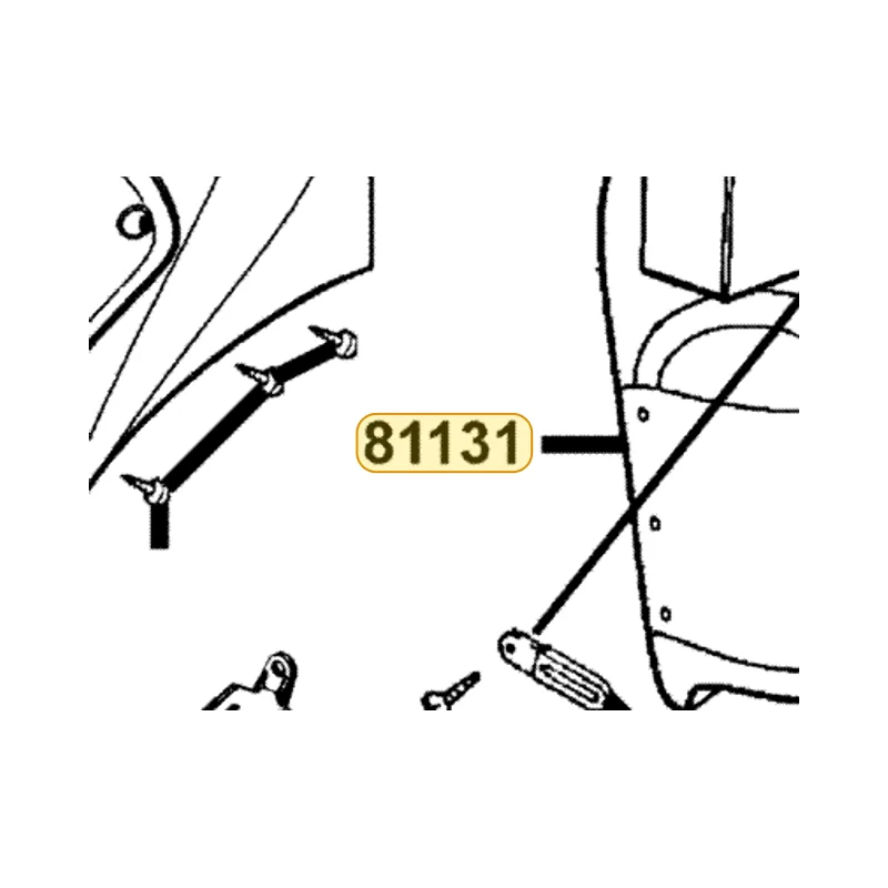 81131-KFA6-900-V2R LEG SHIELD(FLAT GREEN) — diagram cutout