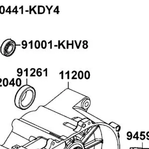 11200-LBA7-900 CRANK CASE COMP L — diagram cutout