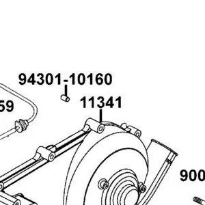 11341-LBA7-900-N8A COVER LEFT (Bright Silver) — diagram cutout
