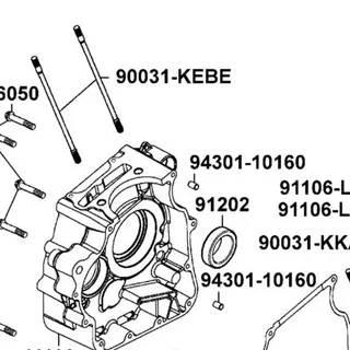 90031-KEBE-900 BOLT A STUD 8*218 — diagram cutout