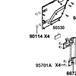 90114-KED9-900 CLIP MUDGUARD — diagram cutout