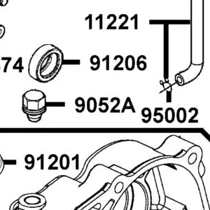 9052A-GFY6-950 BOLT ASSY DRAIN PLUG — diagram cutout
