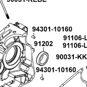 91202-KKC4-90B OIL SEAL 27X42X7 — diagram cutout