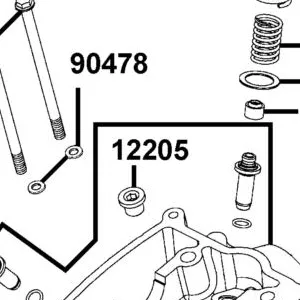 12205-KHE8-301 BOLT SEALING 12MM