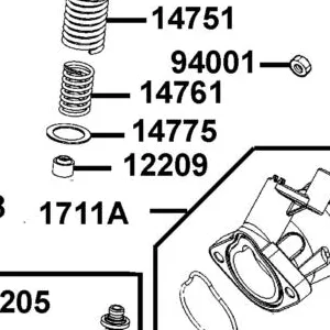 12209-GDB4-68B SEAL VALVE STEM