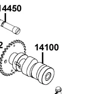 14100-LDB2-E00 SHAFT COMP CAM — diagram cutout