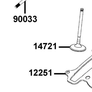14721-LDB2-E00 VALVE EXHAUST — diagram cutout