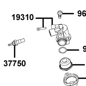 19310-KHE7-900 CASE COMP THERMOSTAT — diagram cutout