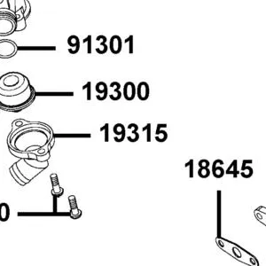 19315-LBA7-900 COVER THERMOSTAT — diagram cutout