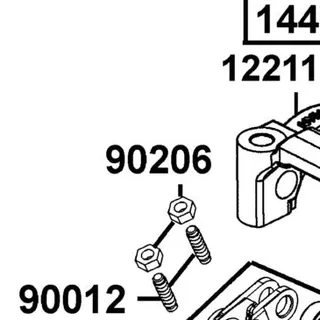 90206-001-0010 NUT TAPPET ADJG — diagram cutout