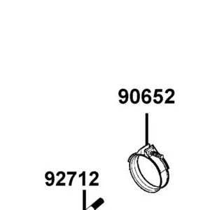 90652-GFY6-901 BAND 49 AIR/C CONNECTING TUBE — diagram cutout