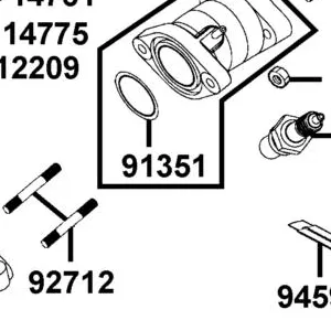 91351-GAR1-001 O-RING 38.5*2 — diagram cutout