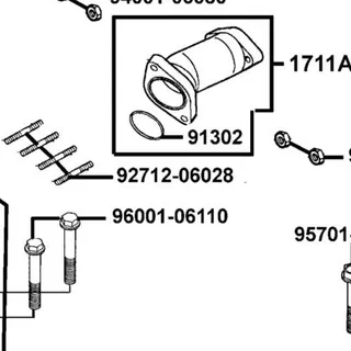 92712-06028-0B BOLT STUD 6*28 — diagram cutout