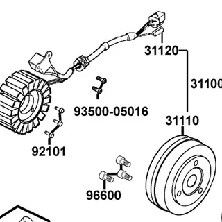 93500-05016-0F SCREW PAN 5*16 — diagram cutout