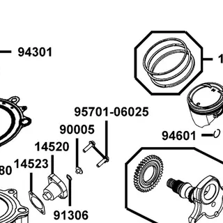 95701-06025-06 BOLT FLANGE 6*25 — diagram cutout