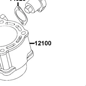 12100-LDE9-E00 CYLINDER COMP — diagram cutout