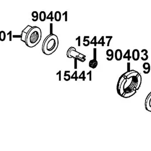 15441-1K49-001 OIL THROUGH — diagram cutout
