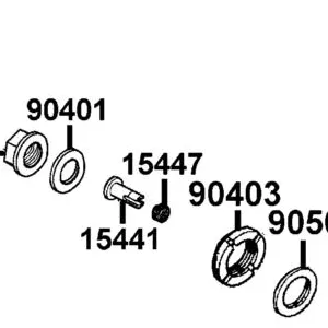 15447-1K49-001 SPG OIL THROUGH — diagram cutout
