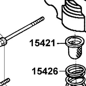 15421-1G07-001 SCREEN OIL FILTER — diagram cutout