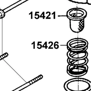 15426-GAE1-921 SPG OIL FILTER SCREEN — diagram cutout