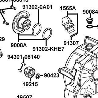 91302-KHE7-900 O-RING 27.4*2.1MM — diagram cutout