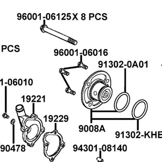 96001-06016-06 BOLT FLANGE SH 6X16 — diagram cutout