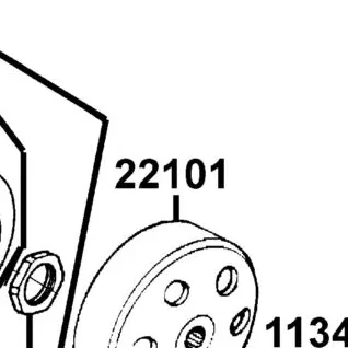 22101-LBA7-C00 OUTER CLUTCH — diagram cutout