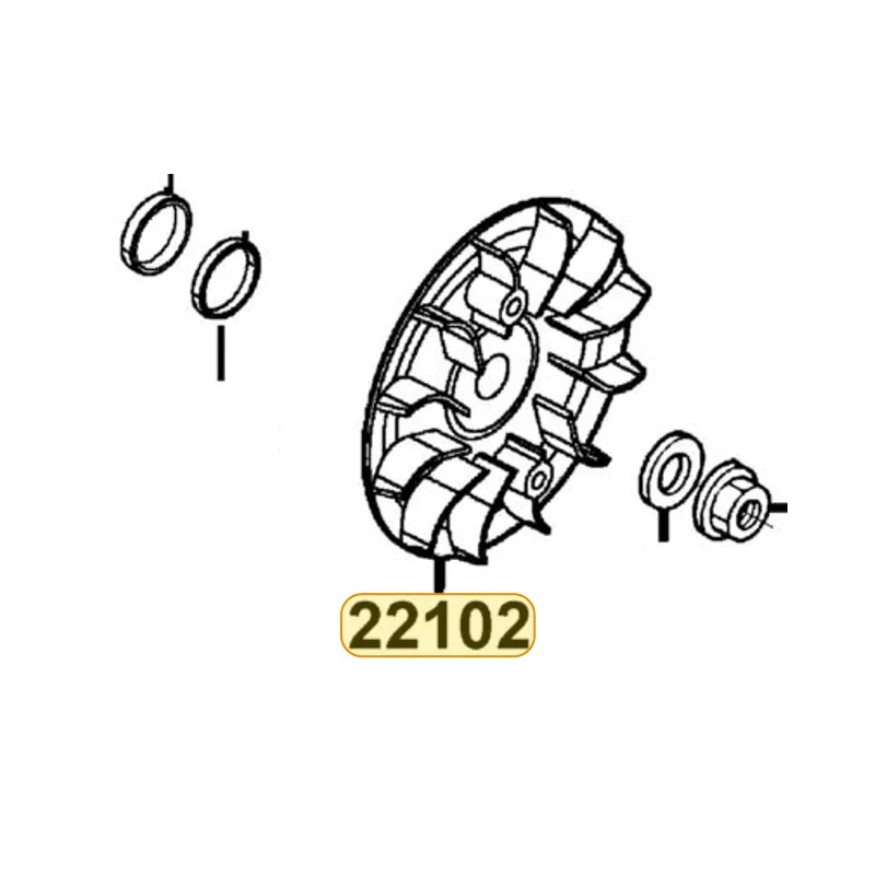 22102-KHE7-900 FACE DRIVE — diagram cutout
