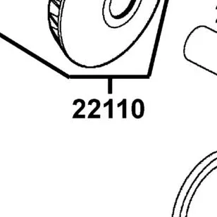 22110-KHE7-900 FACE COMP MOVABLE DRIVE — diagram cutout
