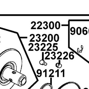 23200-KHE7-900 FACE ASSY DRIVEN — diagram cutout