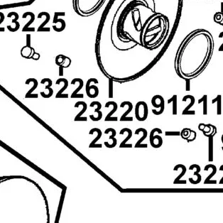 23220-LLJ3-E00 FACE COMP MOVABLE DRIVEN — diagram cutout