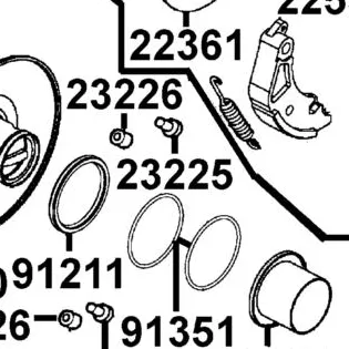 23225-KHE7-900 PIN ROLLER GUIDE — diagram cutout
