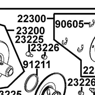 23226-GHC8-004 ROLLER GUIDE — diagram cutout